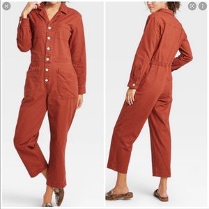 brick red coveralls | universal thread